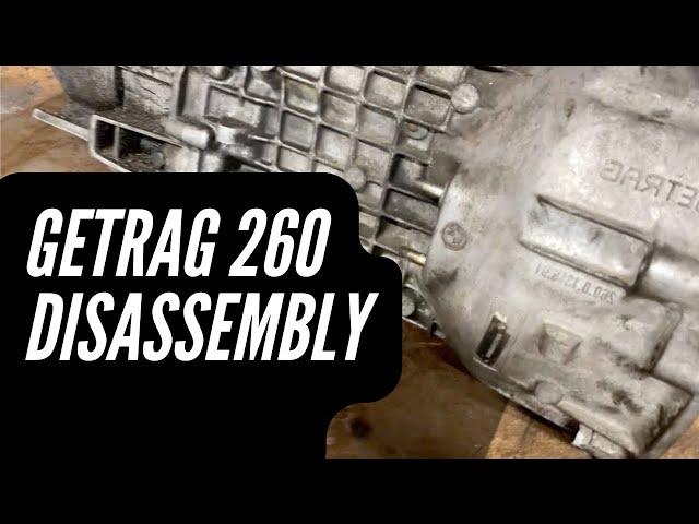 Disassembling my E30 Getrag 260 transmission