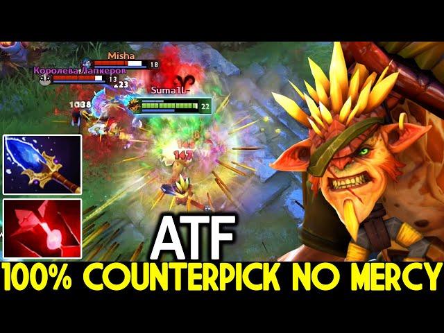 ATF [Bristleback] 100% Counterpick No Mercy Destroy Pub Game Dota 2