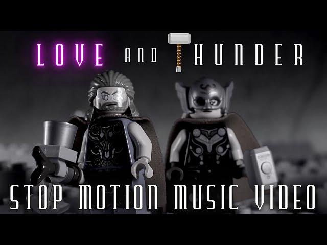 "LOVE AND THUNDER" THOR Song - Stop Motion Music Video (Johnathan Pushkar/MiniSuperHeroesToday)