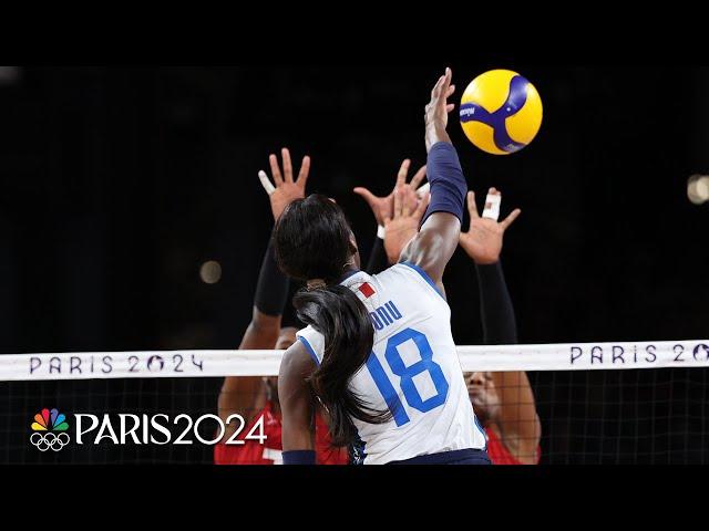 Italy women's volleyball puts the clamps on Dominican Republic | Paris Olympics | NBC Sports