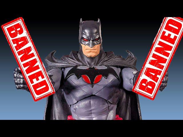 McFarlane got BANNED from using this accessory for all DC figures (DC Multiverse Flashpoint Batman)