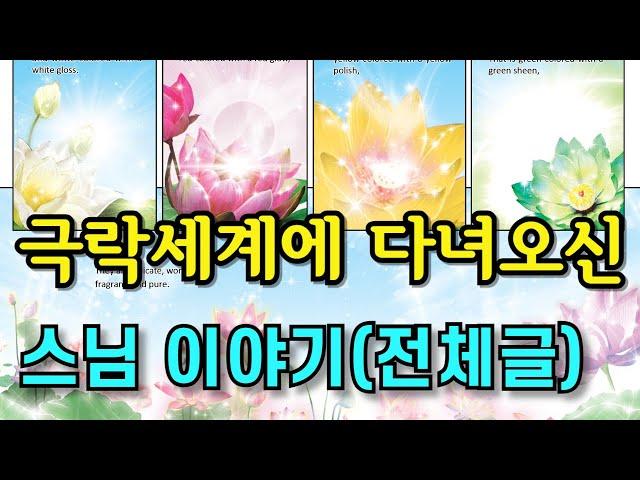 극락세계에 다녀온 스님 이야기 전체글 | 극락세계유람기(허운대사,관정큰스님)