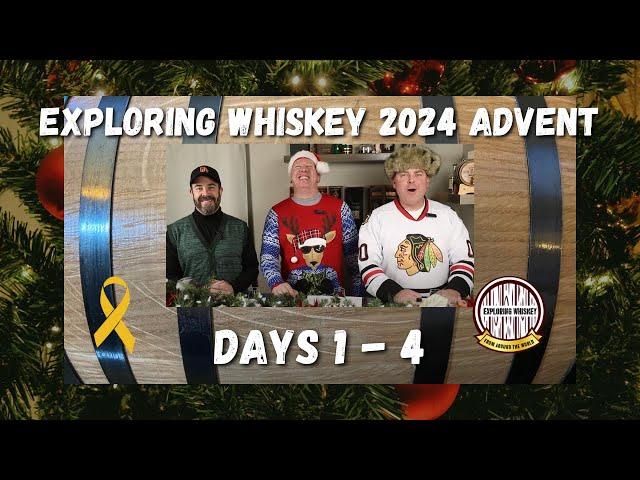 2024 Exploring Whiskey Advent Calendar - Days 1 to 4