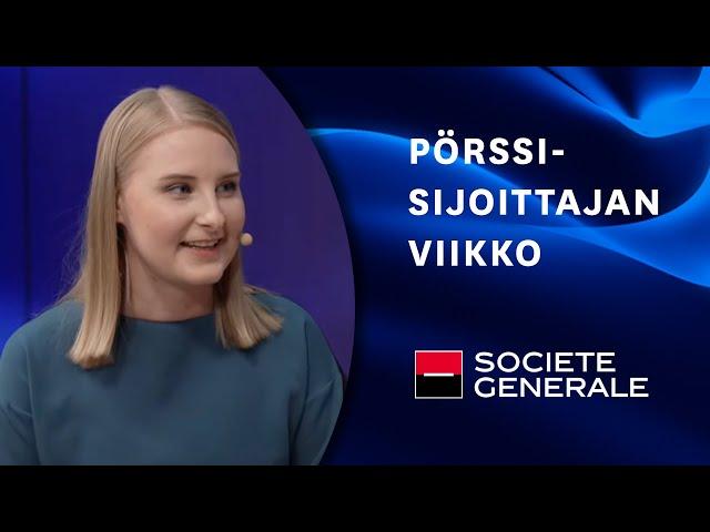 Societe Generale – Vipua, suojaa ja hajautusta | Pörssisijoittajan viikko 11.9.2024