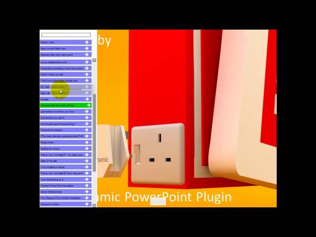 Powerpoint Showmode current slide  save & restore feature slidedynamic add-in