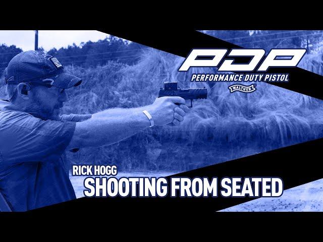 Pistol Shooting Drill - Shooting From A Seated Position with War HOGG Tactical