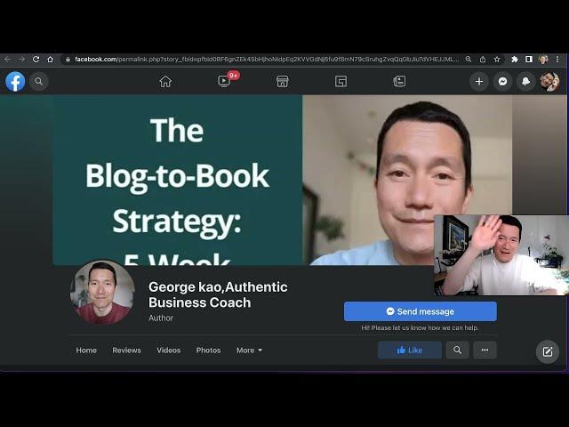 Beware of the fake George Kao  and report that scam page 