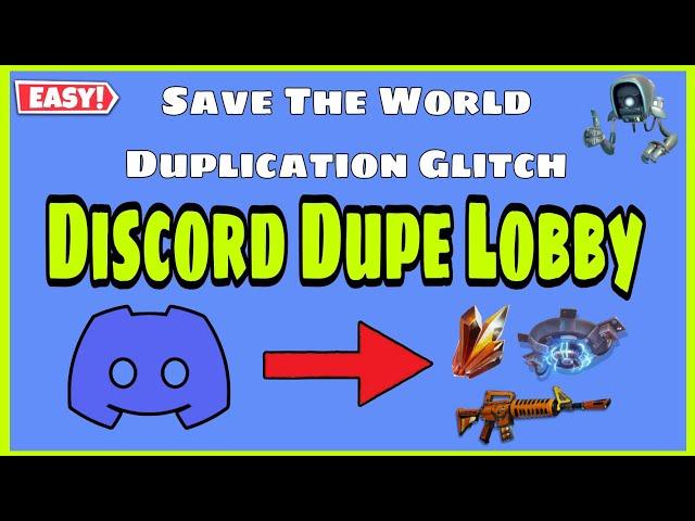 *Dupe Lobby* Fortnite STW Duplication Glitch (EASY) - Updated | Fortnite Save The World