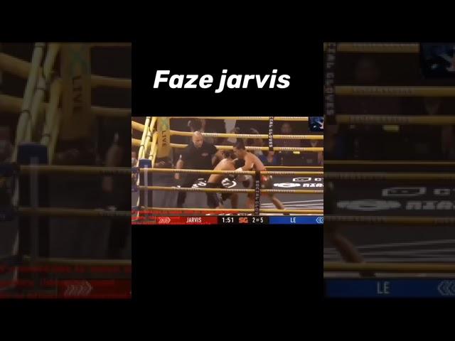 Tiktokers vs YouTubers Faze Jarvis knocks out Michael le #shorts