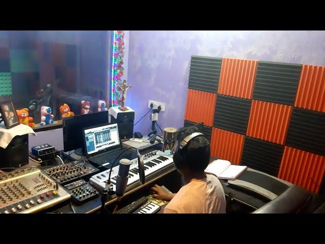 Music studio Lucknow setup... A place where I do my musical ministry...... Walter Joseph