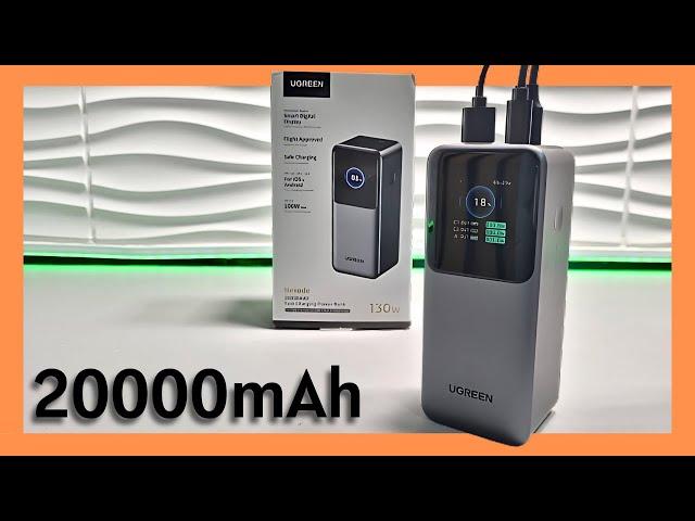 FAST CHARGING? - Reviewing The UGREEN NEXODE 20000mah 130w Power Bank