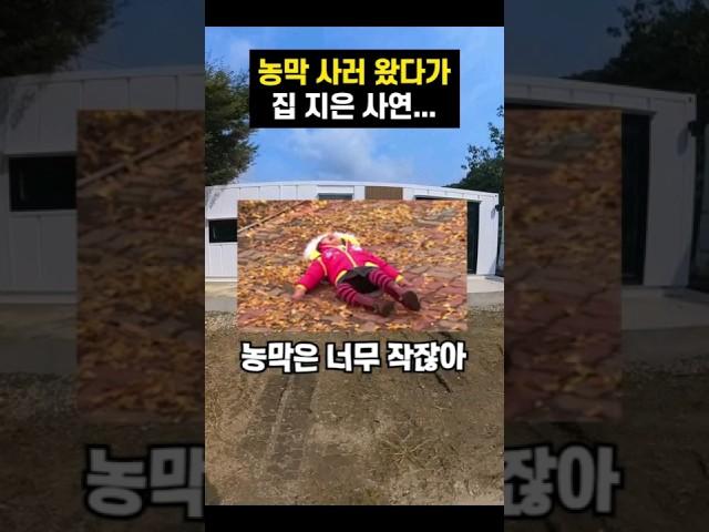 농막 사러 왔는데 집 지은 사연 #용사마 #컨테이너하우스