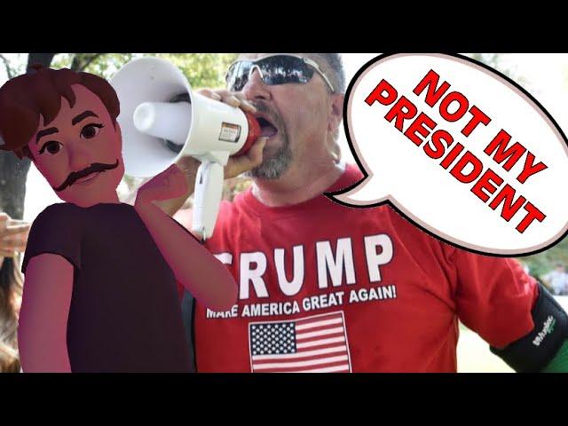 Trolling Trump Supporters as a Raging Liberal | INCREDIBLE REACTIONS | VR poker trolling