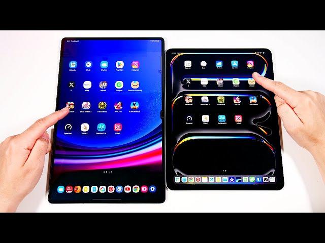 Galaxy Tab S9 Ultra vs iPad Pro M4 Speed Test