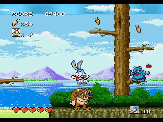 Mega Drive Longplay [251] Tiny Toon Adventures: Buster's Hidden Treasure (US)