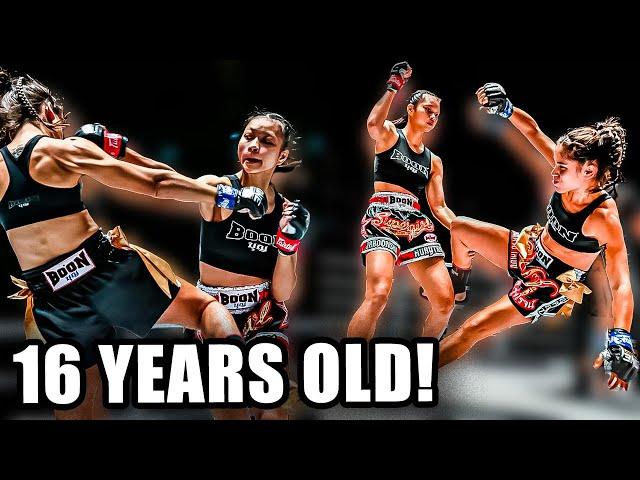 16-Year-Old Muay Thai PRODIGY Supergirl's INSANE Debut 