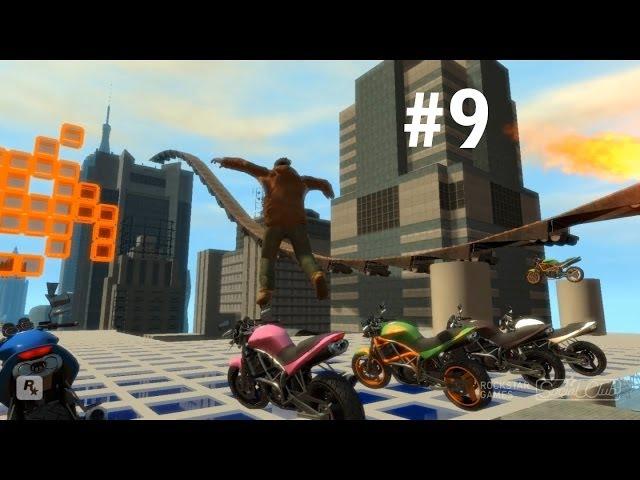 GTA IV - Приколы, Трюки и Аварии! (Stunts, Crashes and Fun!) #9