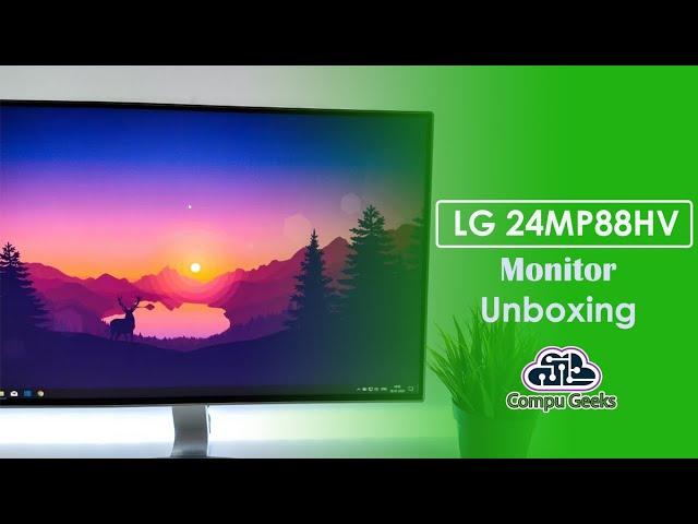 LG 24 Inch Monitor Unboxing 2020 |Compu Geeks