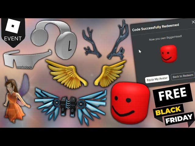 [ROBLOX FREE ITEM] Lấy ngay code tặng rất nhiều các item của event Black Friday 2024 miễn phí !!!