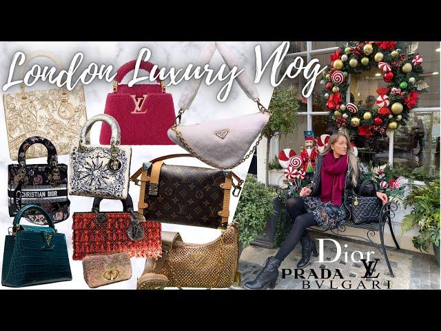 LUXURY SHOPPING IN LONDON - Dior Louis Vuitton Prada Bvlgari - Harrods & Selfridges | Shopping Vlog