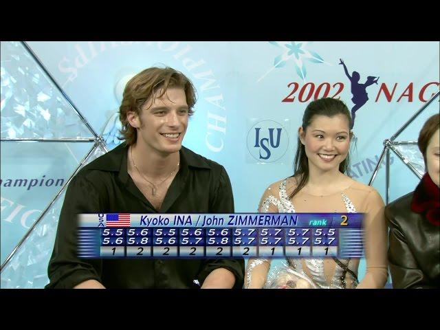 [HD] Kyoko Ina and John Zimmerman - 2002 Worlds SP