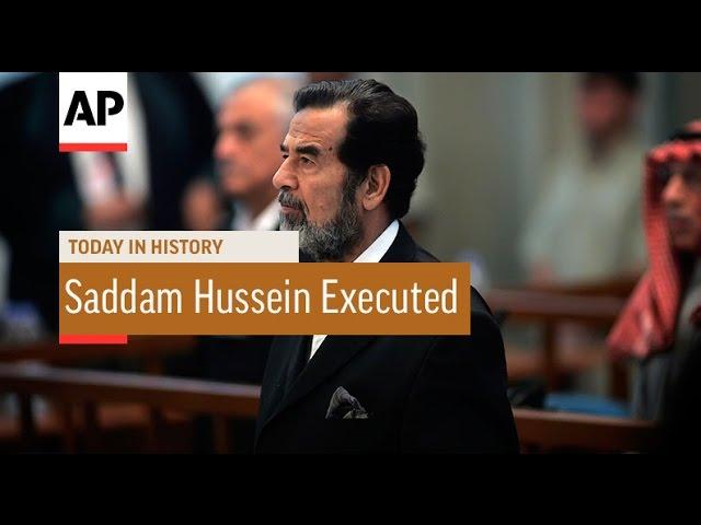 Saddam Hussein Executed - 2006 | Today in History | 30 Dec 16