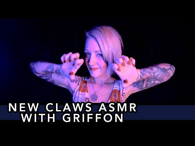 New Claws ASMR with Griffon [Scratching] [Repeating Words] [Ear Cupping]