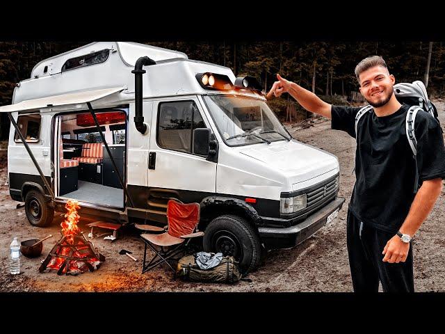 Самодельный ДОМ на КОЛЁСАХ из ФУРГОНА за 30.000р!