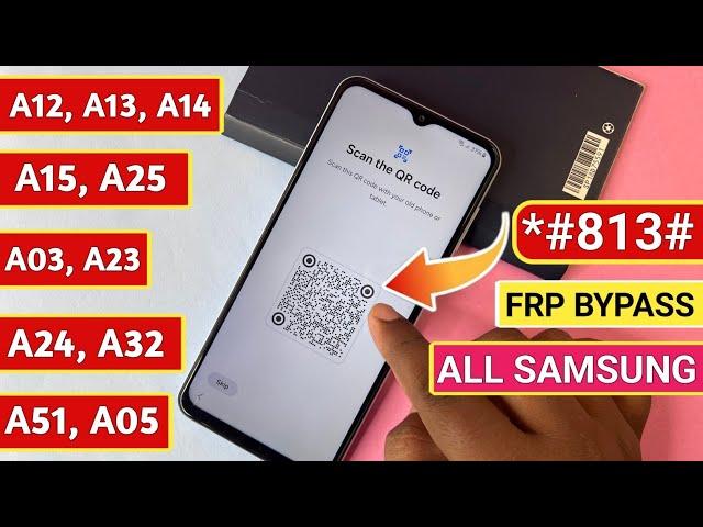 SAMSUNG FRP BYPASS 2024 [QR Code] Android 13-14 New Security 2024️Frp Lock Removal | Bypass Frp