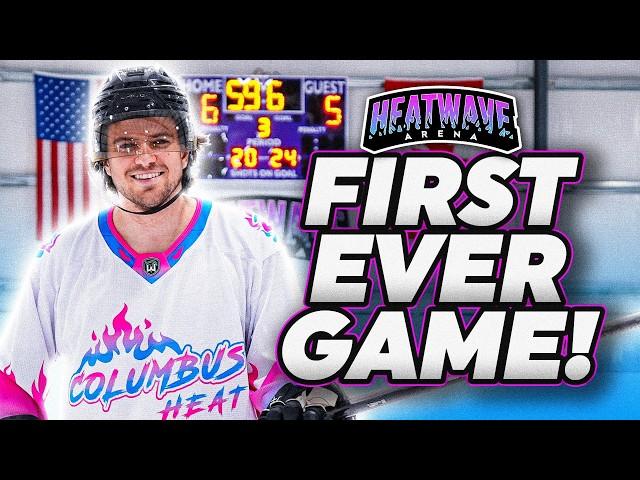 OUR FIRST GAME AT MY NEW HOCKEY RINK?! *HEATWAVE ARENA*