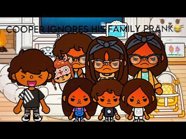 COOPER IGNORES HIS FAMILY PRANK||*WITH VOICE*|| Toca boca roleplay