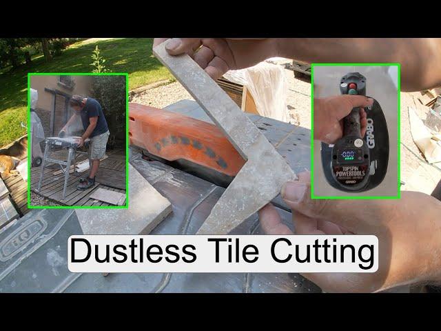 How to cut tiles with no dust - IQ228 Cyclone Tile cutter