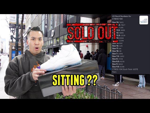 WHY ARE PEOPLE SLEEPING ON JORDAN 11 LEGEND BLUE PICK UP VLOG ONLY 60K STOCK