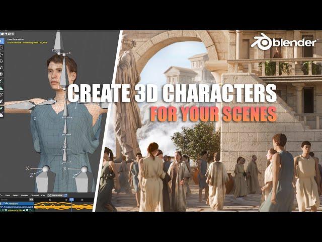 How To Create Characters For Your Scenes in Blender