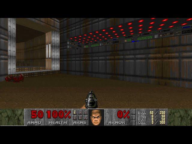 Doom E1M4 No Monsters Speedrun In 12.63