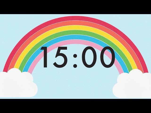 15 Minute Countdown Rainbow Timer 