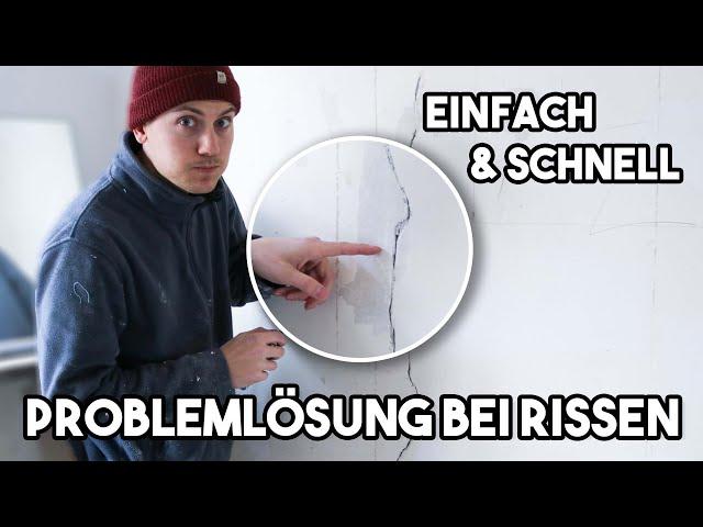 Risse in der Wand & Putz richtig schließen (Problemlösung) | kreativtobi