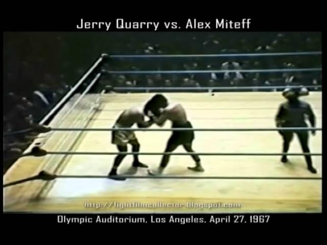 Jerry Quarry vs Alex Miteff 4/27/67 | 16mm transfer & audio restoraton