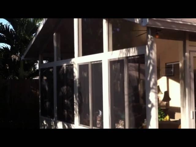 Impact Glass Sunroom Installation in Miami, Florida Part 1 - Venetian Builders