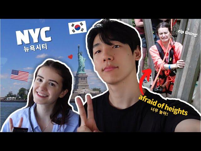 Getting lost in NYC️ His first time Camping! || USA Trip Part 3