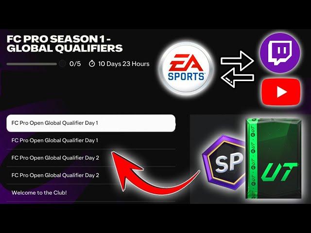 How to Link your EA Account to Youtube/Twitch!  How to Complete FC Pro Season 1 Objectives in FC 25