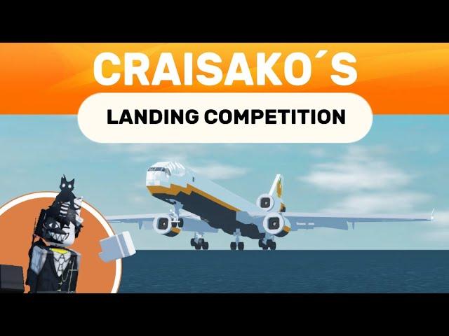 Craisako's landing competition (Group V) | Roblox plane crazy event