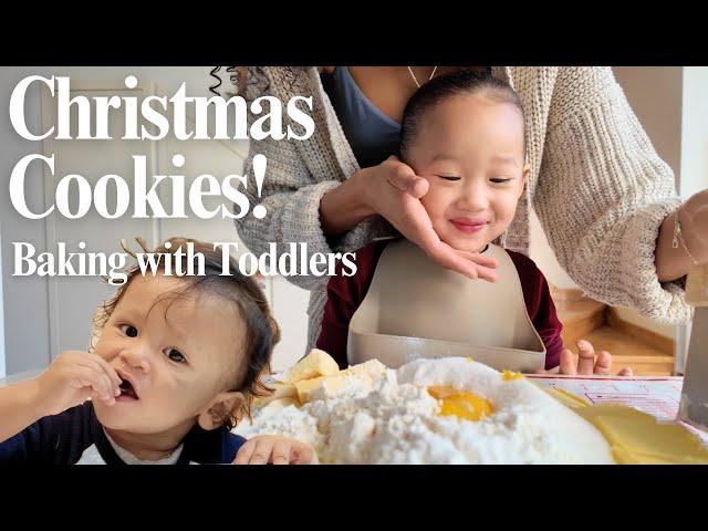 Baking Christmas Cookies with My 2-Year-Old | Festive Family Fun in Korea