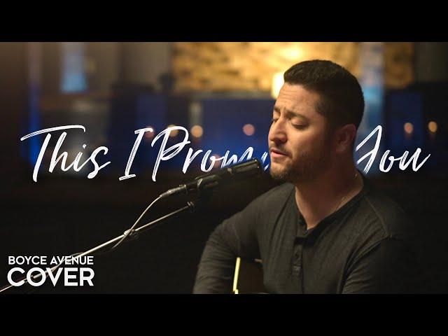 This I Promise You - *NSYNC (Boyce Avenue acoustic cover) on Spotify & Apple