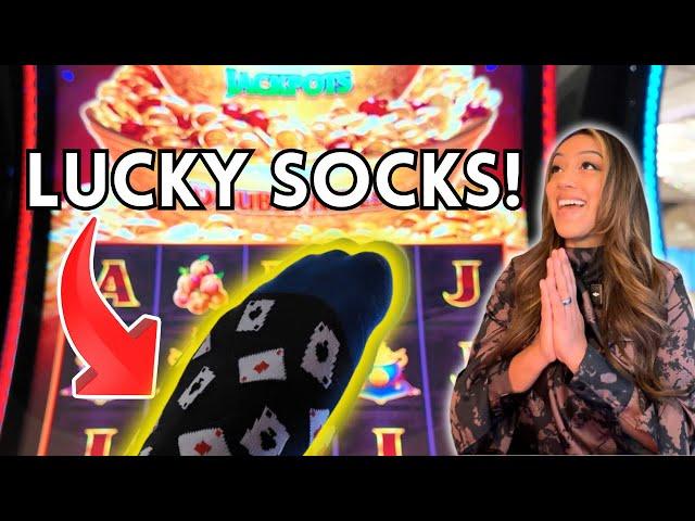 Hubby Busts Out The Lucky Socks and We WON BIG!