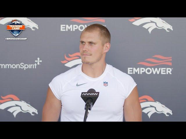 ILB Cody Barton on training camp competition: '[It] brings out the best in you'