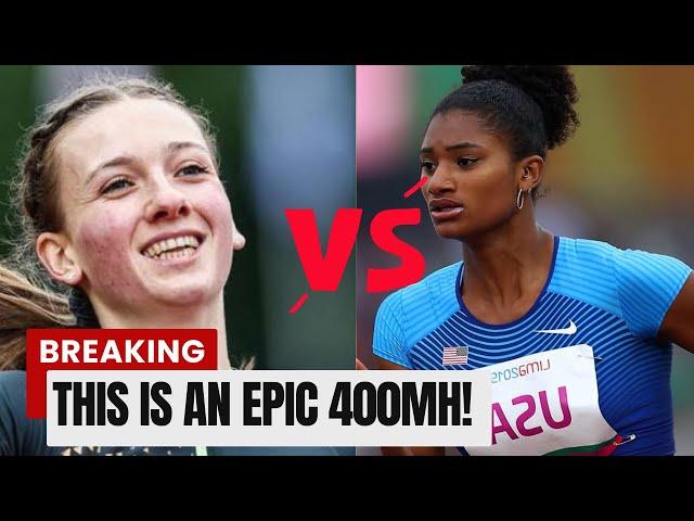 Wow!! Femke Bol FINALLY Battles Anna Cockrell || Women’s 400m Hurdles – Brussels Diamond League 2024