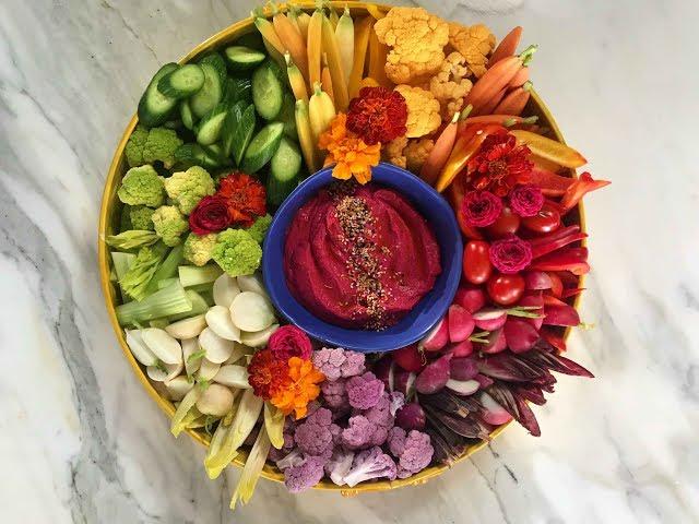 Rainbow Crudite Platter from Heather Christo