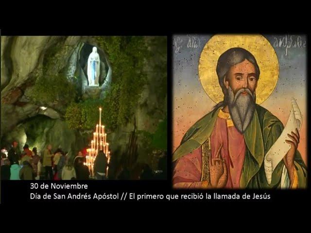 San Andrés Apóstol //, El Primero que recibió la llamada de Jesús. Rosario 30 de noviembre de 2024.