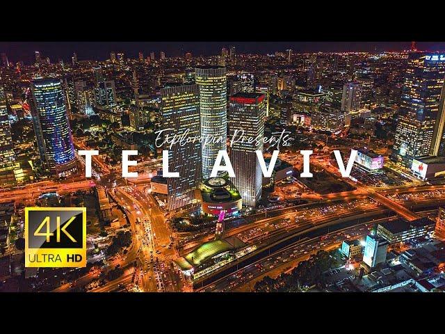 Tel Aviv, Israel  in 4K ULTRA HD 60FPS Video by Drone